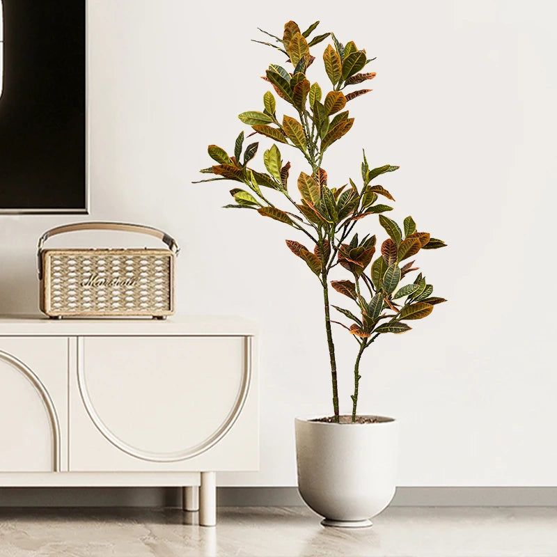 Mağazam Potted Faux Plant in Stylish Pot Enhancing Modern Home Decor