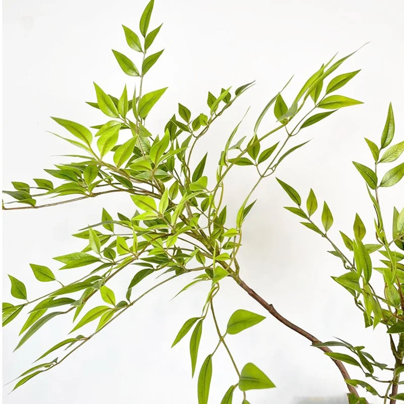 Artificial Green Leafy Branch from Mağazam for Home Decoration and Indoor Style