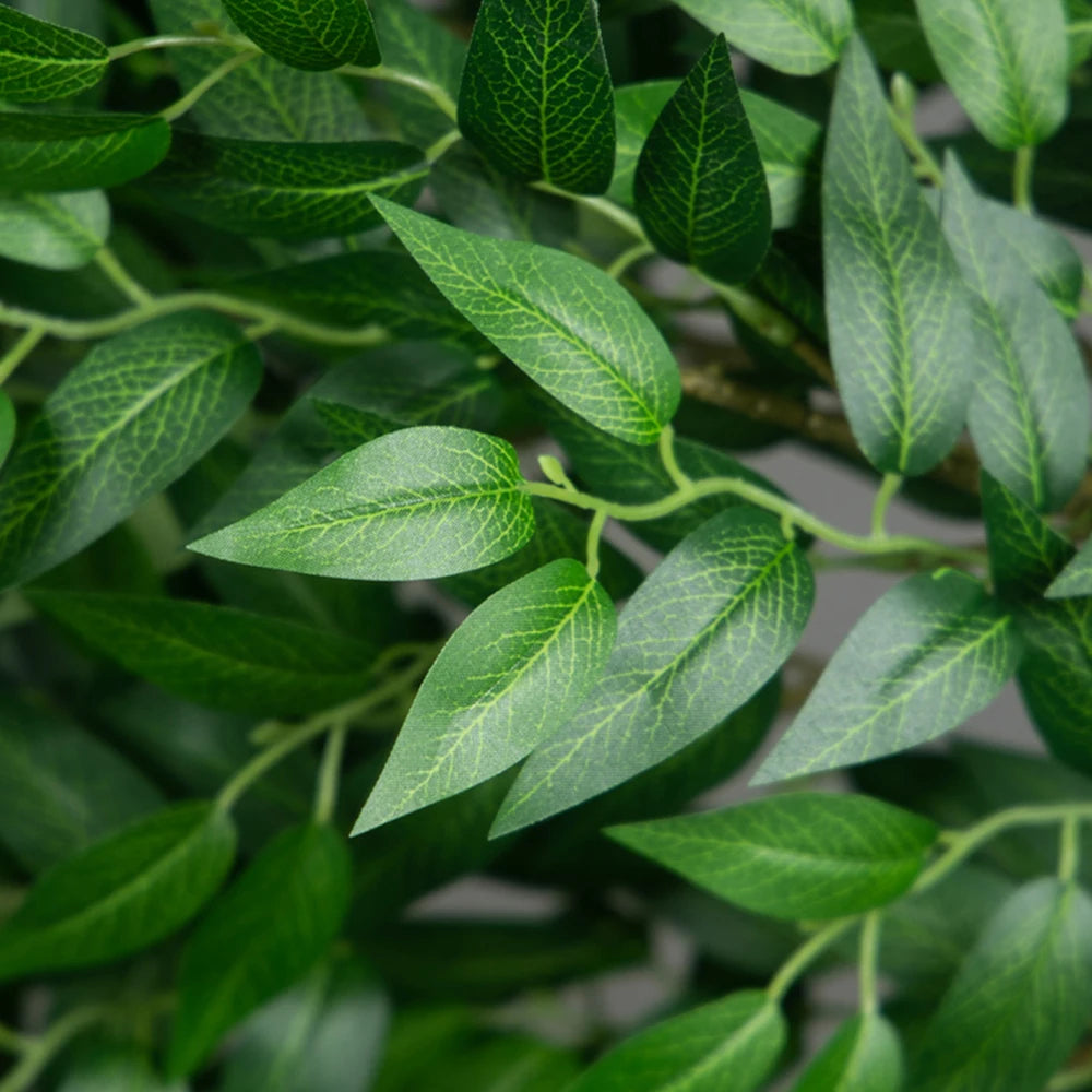 Artificial Green Leaf Plant in Lush and Realistic Detail for Home Decor