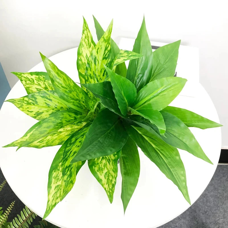 Jannaflora Indoor Decorative Plant with Vibrant Green Leaves for Home or Office Decor
