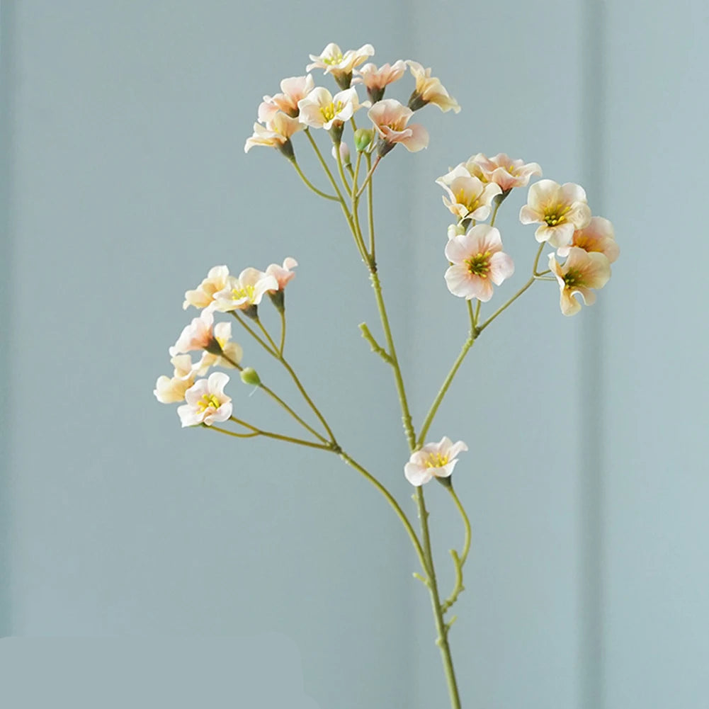 Realistic faux flower stem for cheerful fake flower table decorations