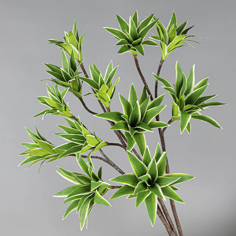 Artificial Potted Plant with Green Leaves for Home and Office Decoration