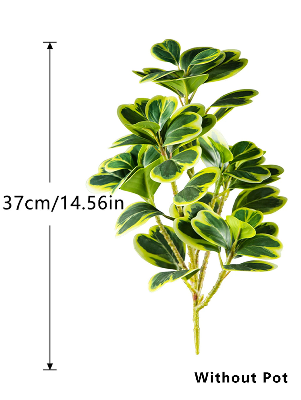 fake succulent home decor plant, 37cm tall with vibrant green leaves