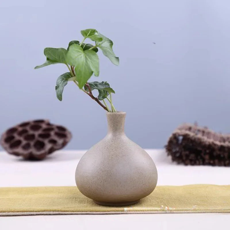 Elegant grand ceramic vases with a sleek design, perfect for displaying floral arrangements