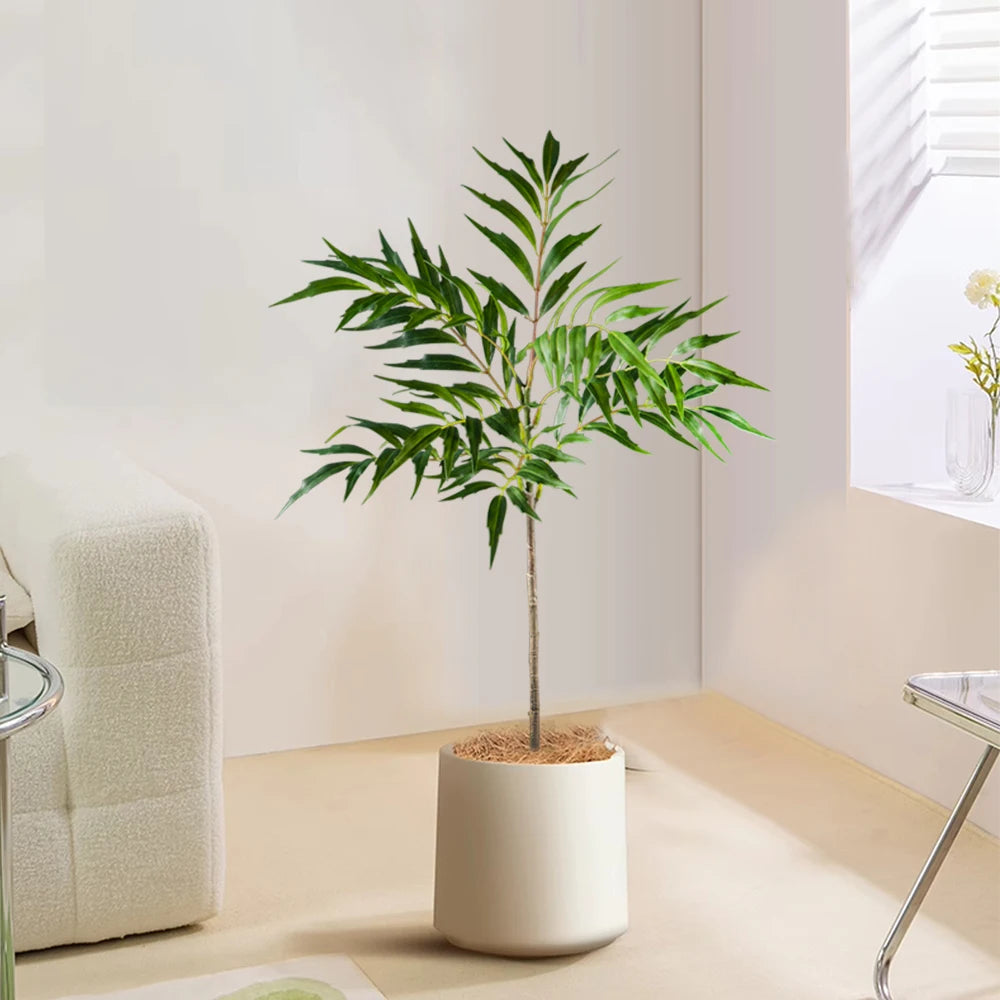  Indoor Decorative Plant in White Pot for a Fresh Home Aesthetic