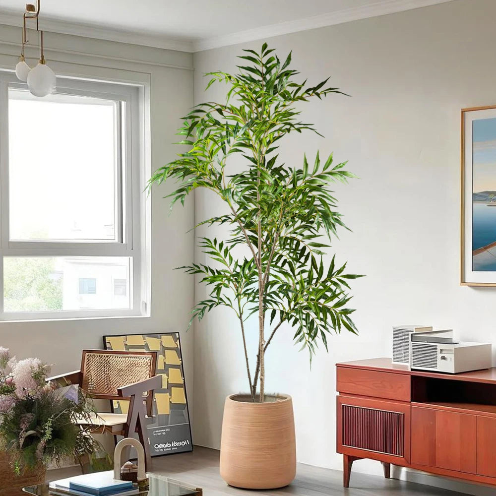 Indoor Potted Palm Plant for Home Decor with Lush Green Leaves and Stylish Planter