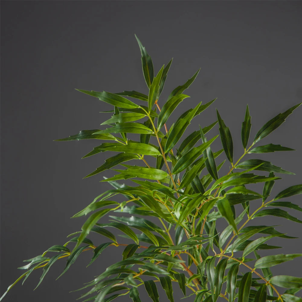Lush Green Leafy Plant Decor for Home and Office with Realistic Foliage