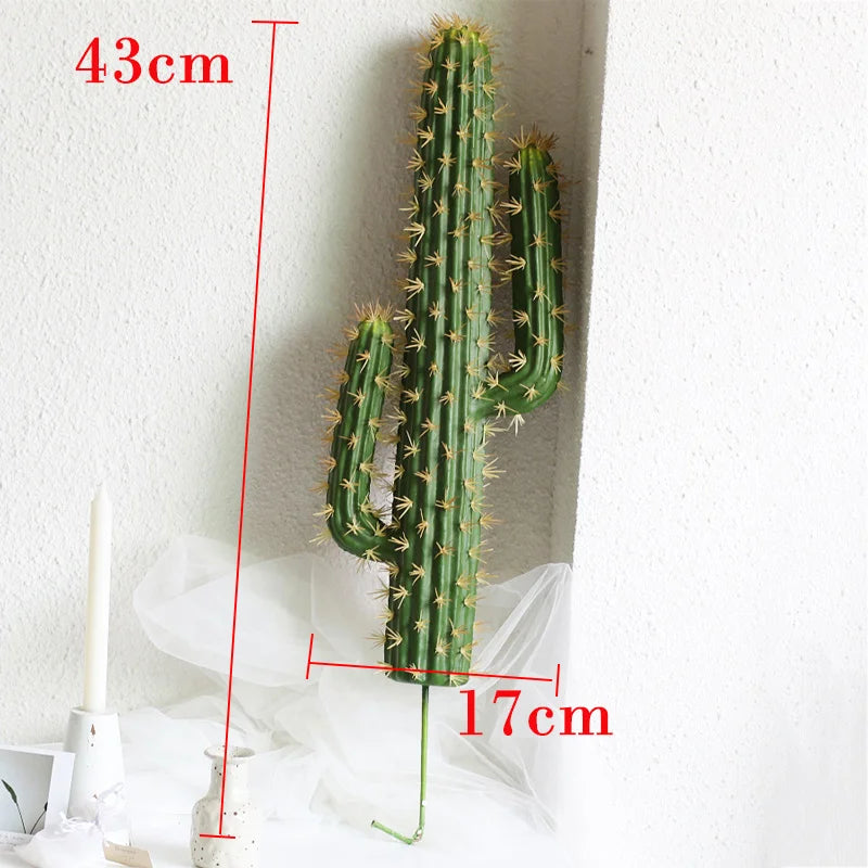 Artificial Cactus Plant, 43cm Tall and 17cm Wide, Perfect for Home Decor