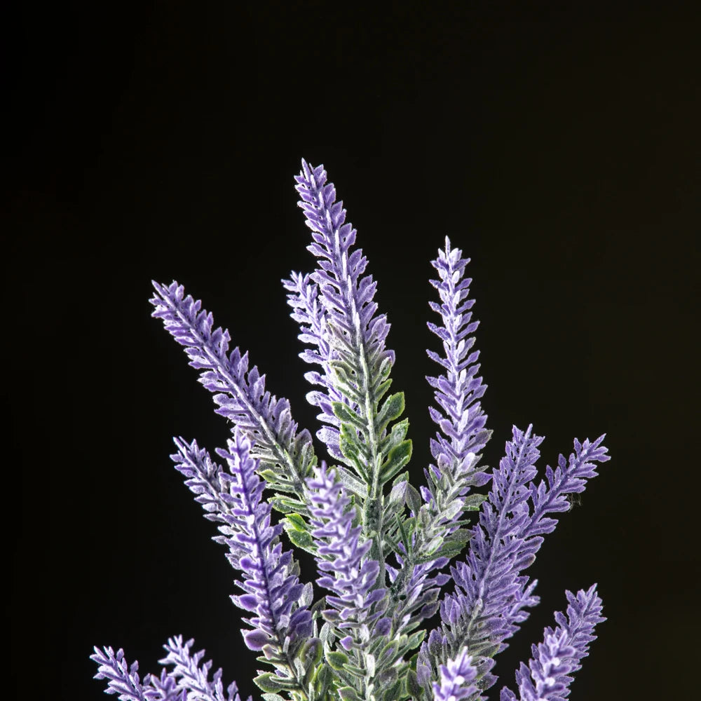 Artificial Lavender Plant with Realistic Purple Blooms for Home Decor
