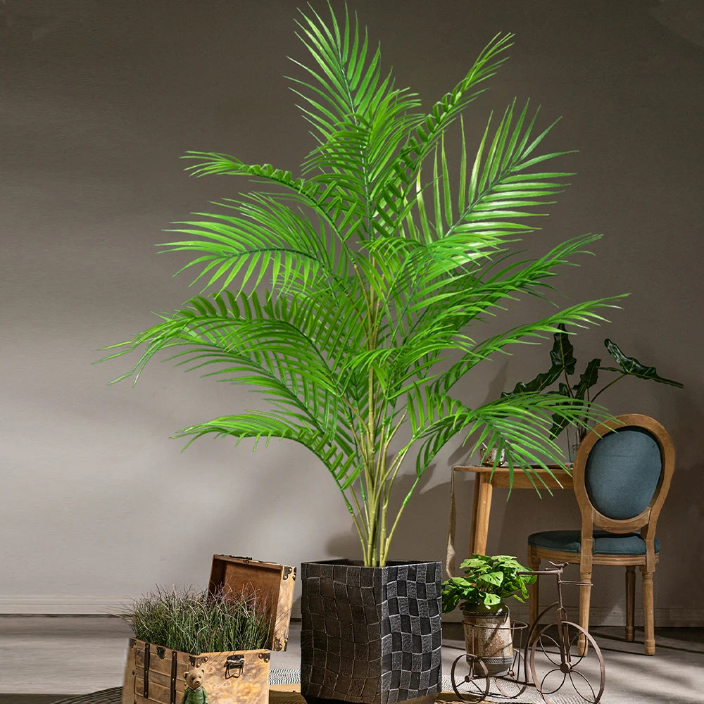   Artificial Palm Tree in Decorative Pot for Home Decor and Indoor Plants