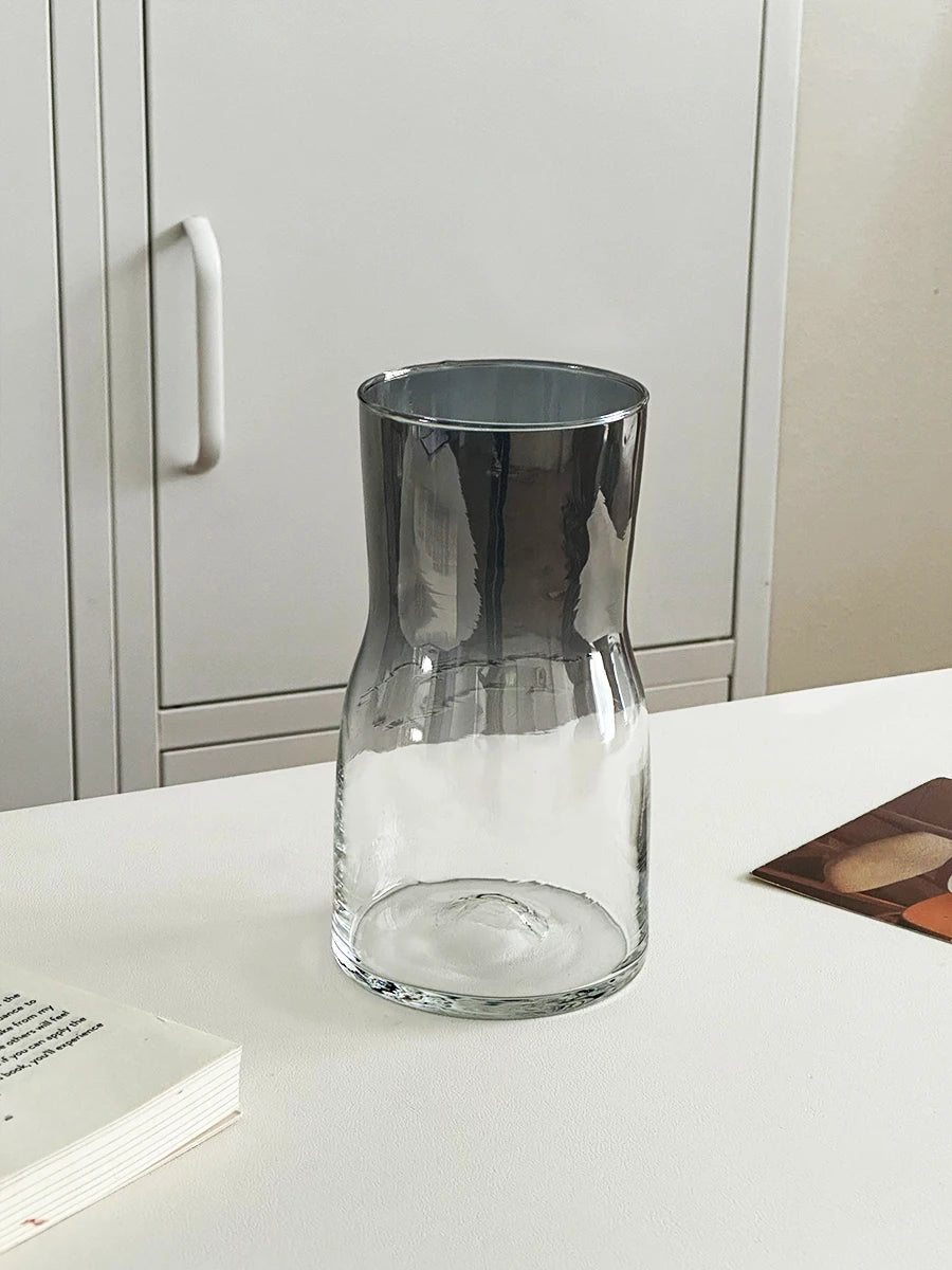 Nordic glass vase decor in a stylish design, perfect for enhancing modern home aesthetics